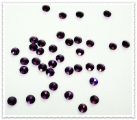 Камни Сваровски темно-фиолетовые "SS8" - 2,5 мм (в наборе 150 штук)
