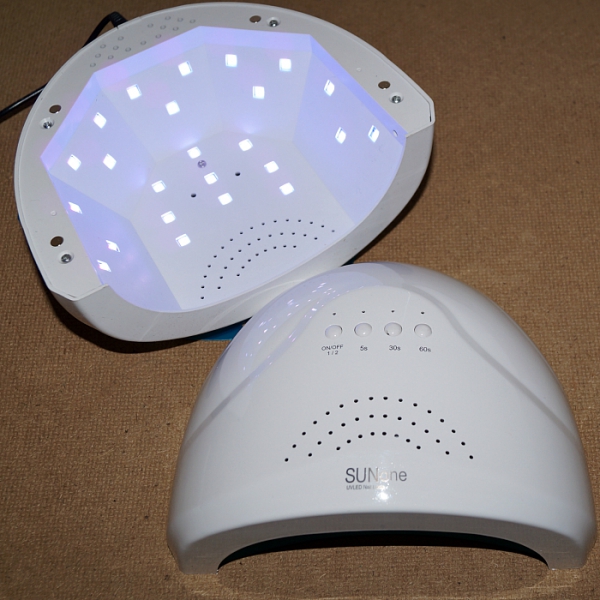 LED UV лампа "SUNone" (белая), 48 Вт