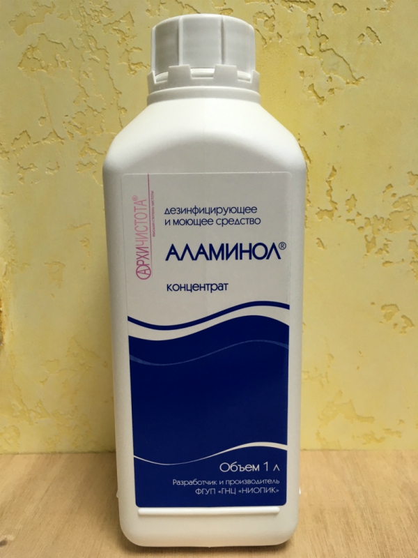 Дезинфицирующее средство "Аламинол" (концентрат), 1 литр