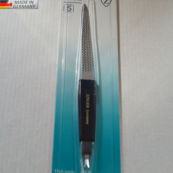 Металлическая пилка (10 см) + триммер GERMANY, # 8106F-1