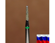 Алмазная фреза "КОНУС закругленный" (зеленая), d=1,8 мм
