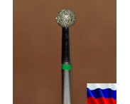 Алмазная фреза "ШАР" (зеленая), d=4,0 мм