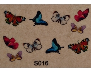 Фотодизайн для ногтей "Бабочки", s016