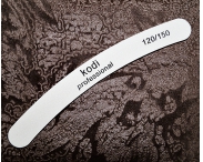 Пилка белая Kodi-Professional (бумеранг), 120/150 грит
